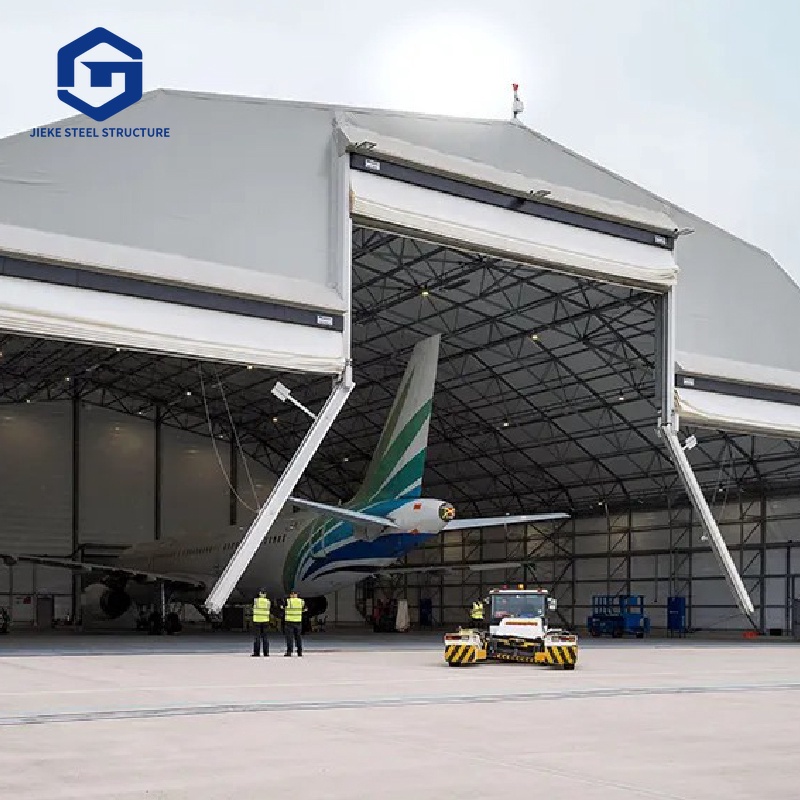 Prefabricated Light Steel Structure Warehouse Used For Airport Hangar