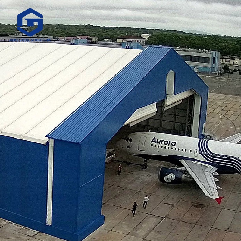 Steel structure hangar, warehouse, aircraft hangar