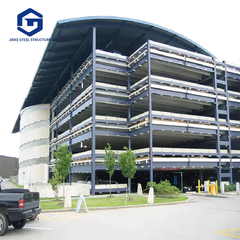 Removable Galvanized Steel Floor Multi Levels Steel Structure Car Parking Building Lot