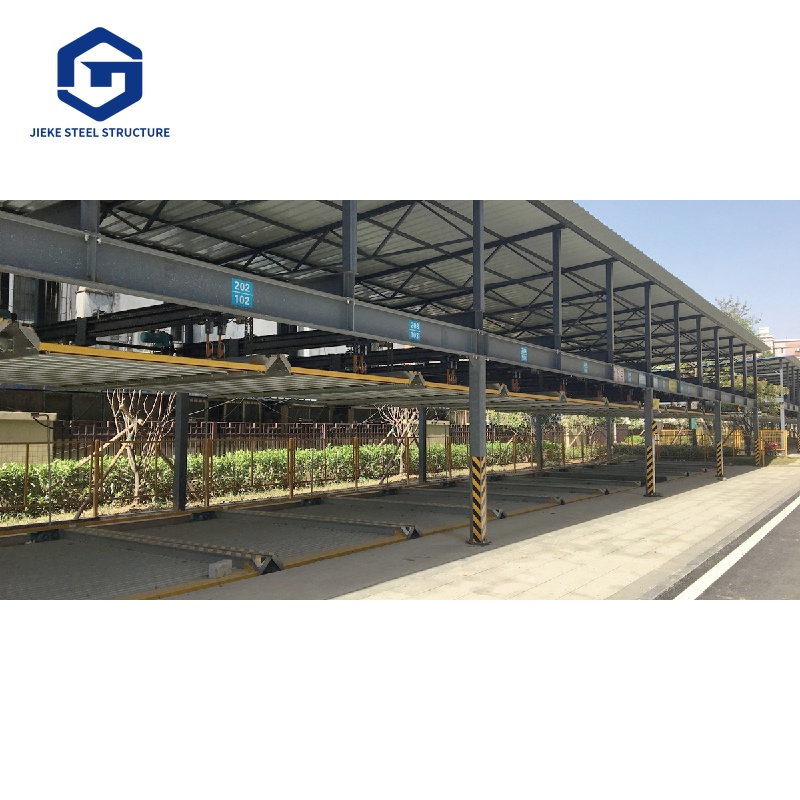 Removable Galvanized Steel Floor Multi Levels Steel Structure Car Parking Building Lot