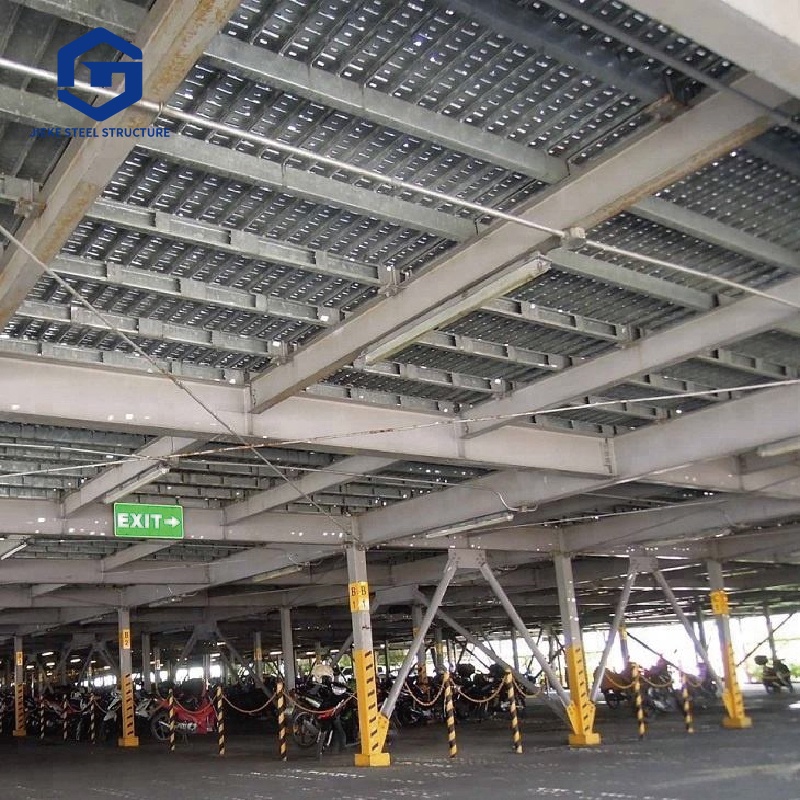 Multi Level Durable Steel Parking Structure Steel Structure Building