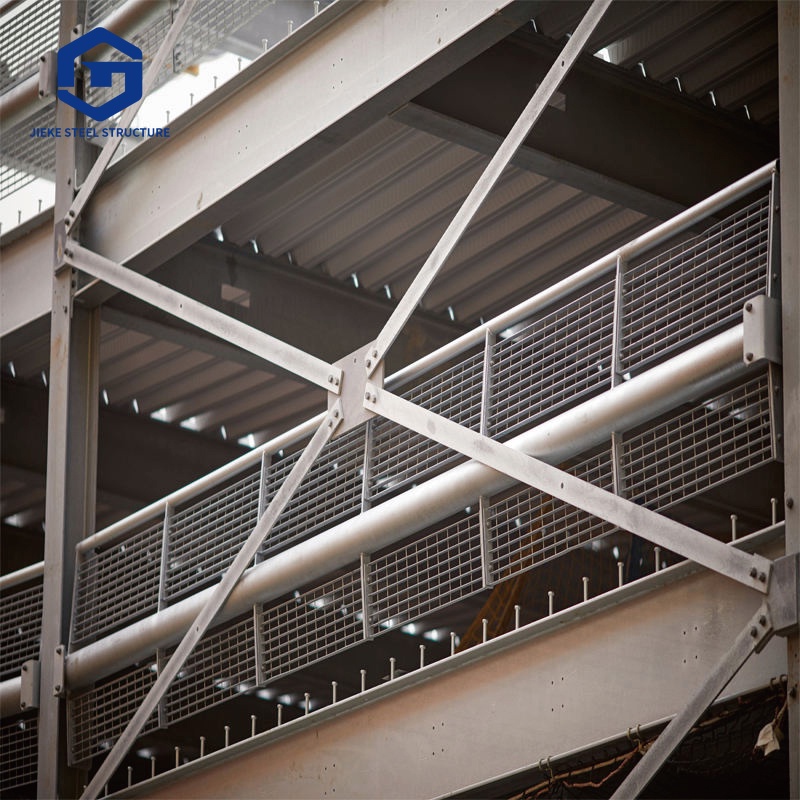 Multi Level Durable Steel Parking Structure Steel Structure Building