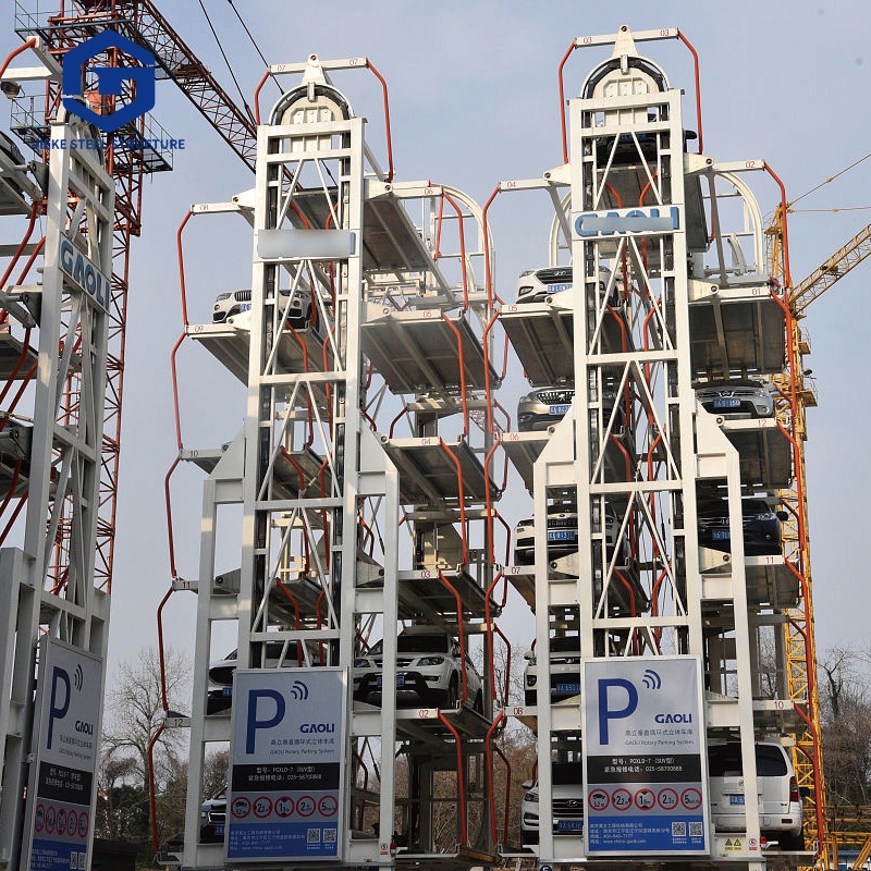 Factory-customized intelligent multi-layer steel structure parking lot