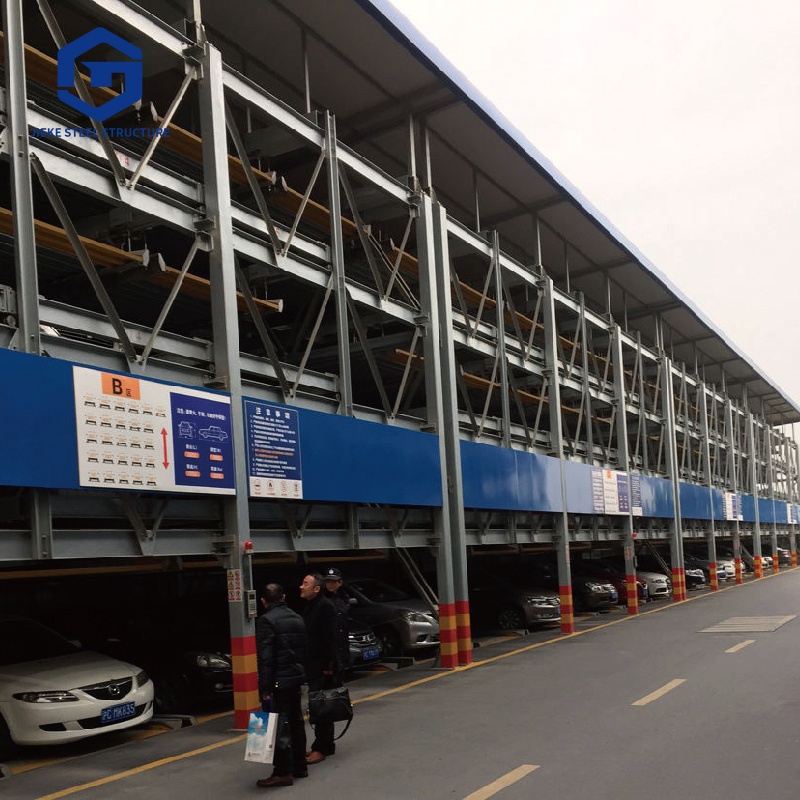 Factory-customized intelligent multi-layer steel structure parking lot