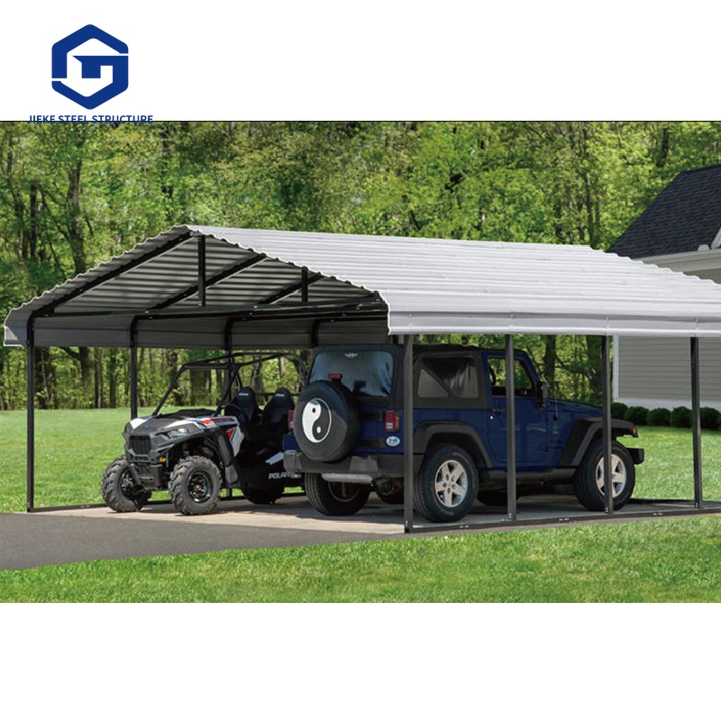 Parking lot, garage, prefabricated steel structure building, warehouse