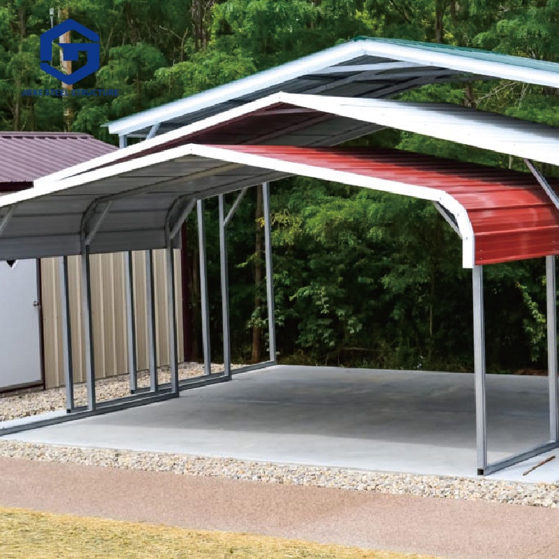 Modern Steel Frame Garage Carport with Steel Structure for DIY Cars Parking