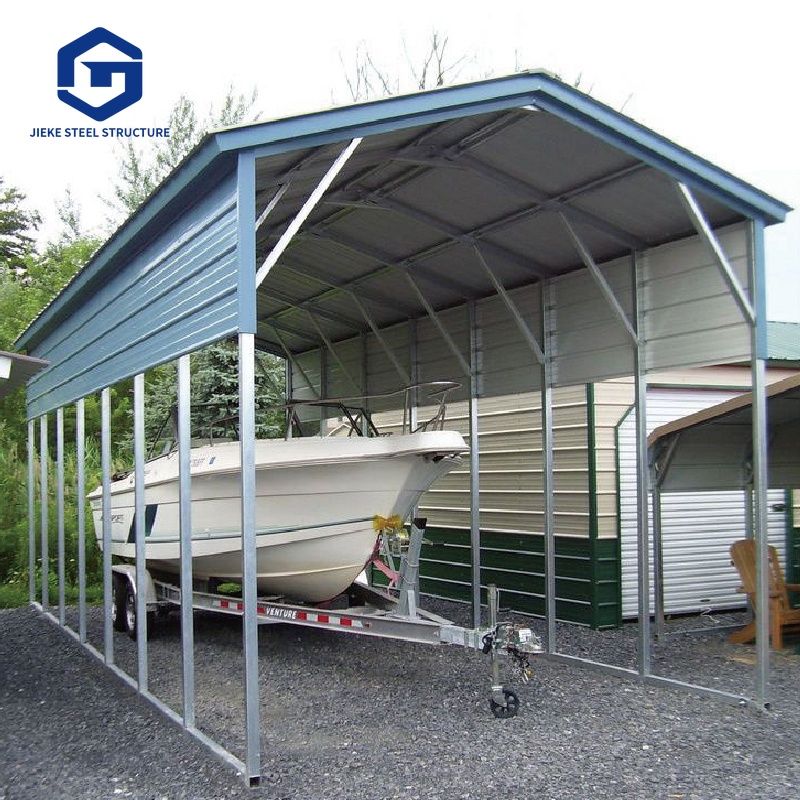 Customized Garage Outdoor Steel Structure Prefab Shed Water Proof Portable Carports Sheds