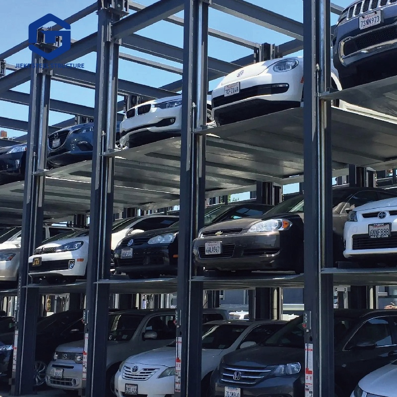 Large Capacity Modern Design Prefabricated Steel Structure Parking Garage Multi-Level Simple Metal Garage Stereo Parking Needs