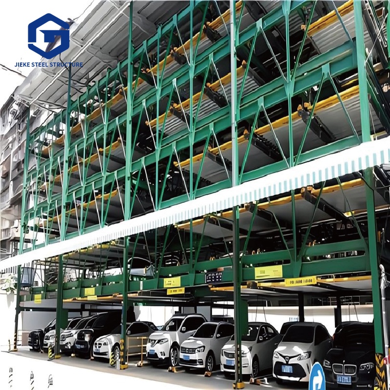 Large Capacity Modern Design Prefabricated Steel Structure Parking Garage Multi-Level Simple Metal Garage Stereo Parking Needs