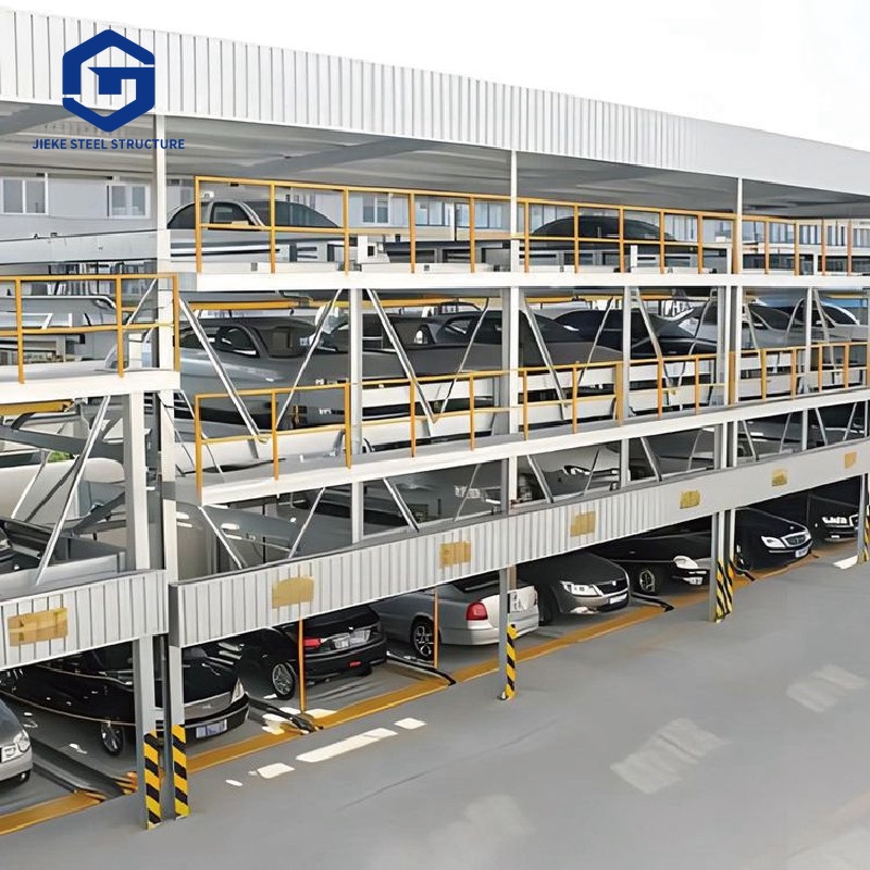Prefabricated Cheap Wide Span Multi-storey Steel Garage Steel Structure Building