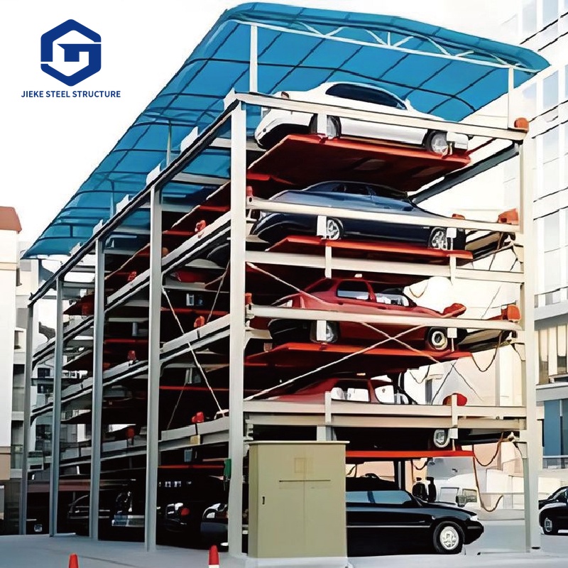 Prefabricated Cheap Wide Span Multi-storey Steel Garage Steel Structure Building