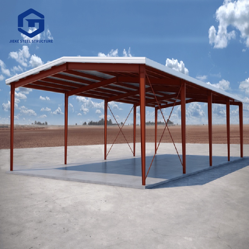 Simple portable metal garage, sunshade canopy, car shelter, prefabricated garage, car shelter, for parking.