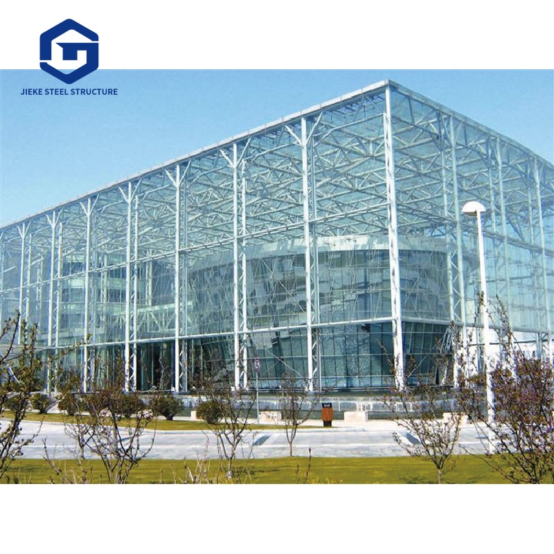 Prefab Steel Structure 4s Car Showroom and Car Exhibition Hall Structure Warehouse