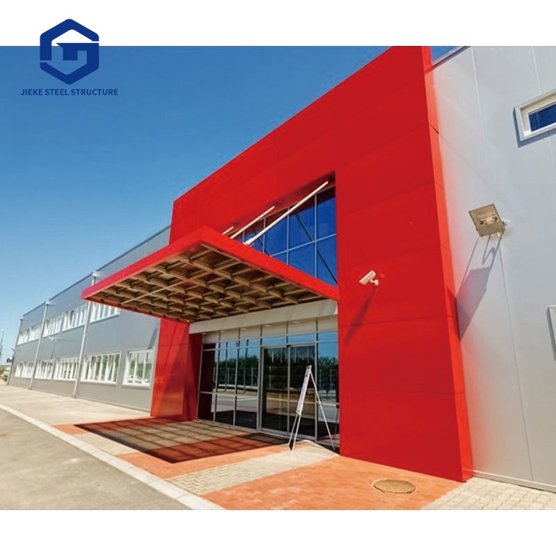 Custom Modern Prefabricated Steel Structure Event Center Durable Workshop Farmhouse Shop Frame Fast Assembly Exhibition Halls