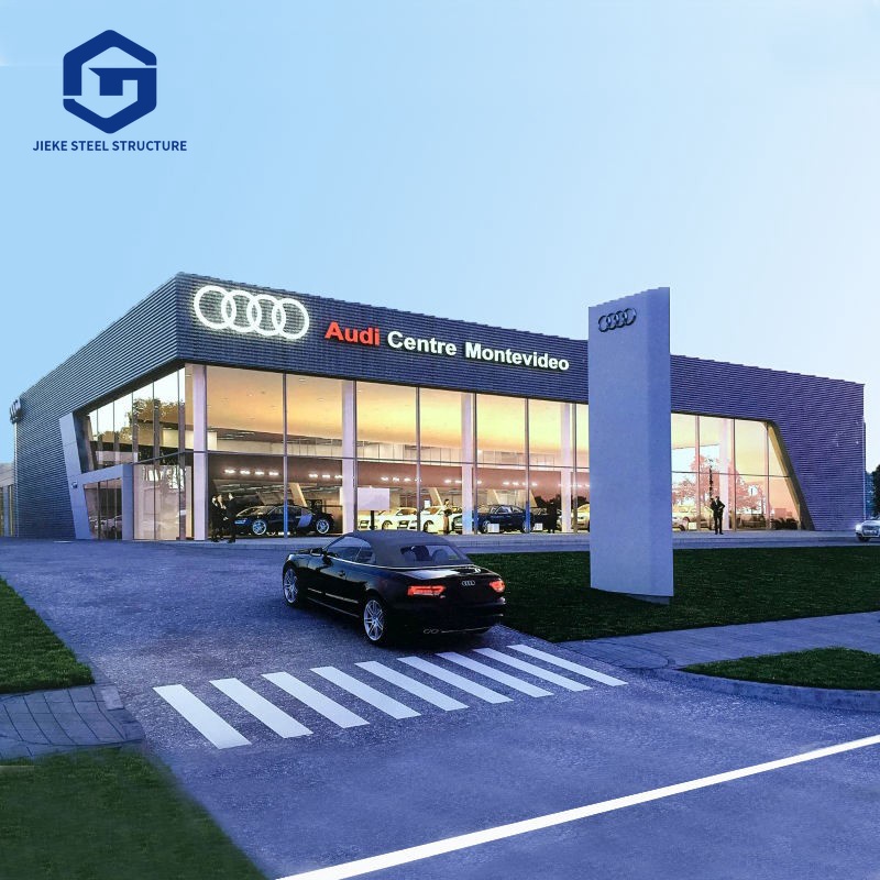 Main steel frame exhibition hall structure