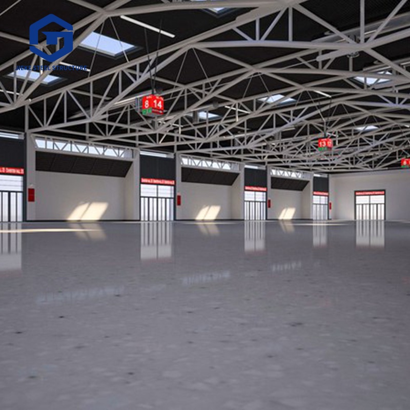 Prefabricated steel structure houses, specially designed exhibition halls