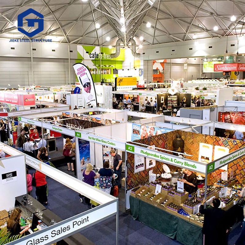 Modern prefabricated steel structure buildings, clothing store exhibition hall, studio, warehouse