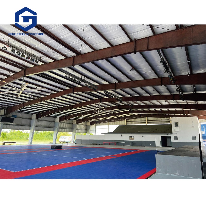 Fast Assembly Steel Structure Construction Building Large Space Structure Sports Hall Steel Stadium Gymnasiums Football Court