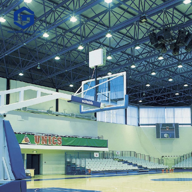 Fast Assembly Steel Structure Construction Building Large Space Structure Sports Hall Steel Stadium Gymnasiums Football Court