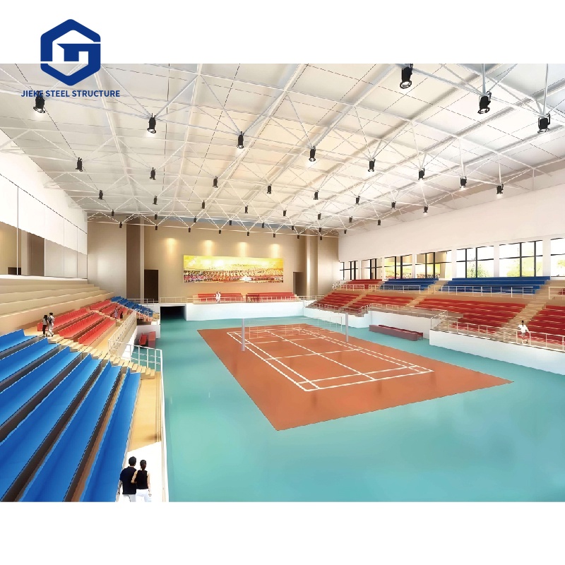 Prefabricated steel structure buildings - Professional factory manufacturer - Construction of basketball courts / badminton courts