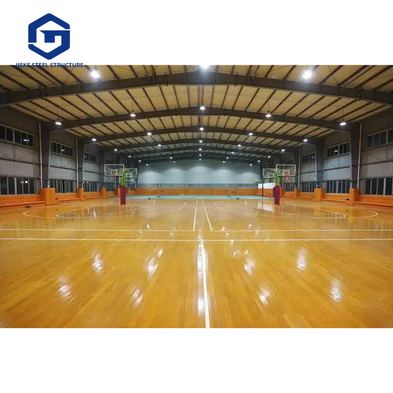 Light Steel Beam Stadium Construction Building Indoor Sports Hall Steel Structure Frame Badminton Basketball Court