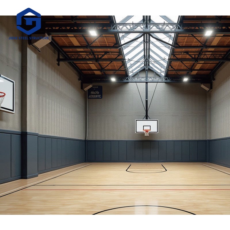 Steel Structure Metal Building Kits Prefabricated Steel Structure Basketball Court Gym Building