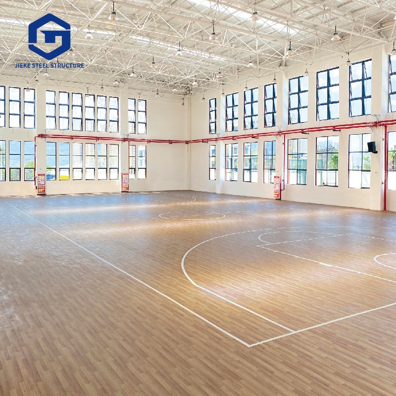 Customized Prefab Steel Structure Building Indoor Stadium Basketball Hall Futsal Court Tennis Court