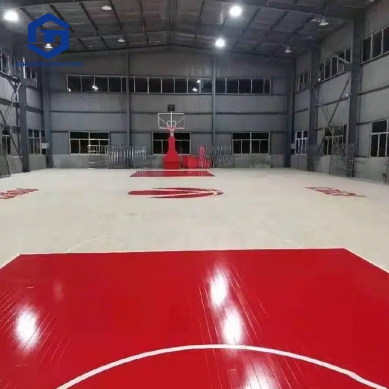 Steel Frame Basketball Court Sport Hall Badminton Soccer Stadium Building