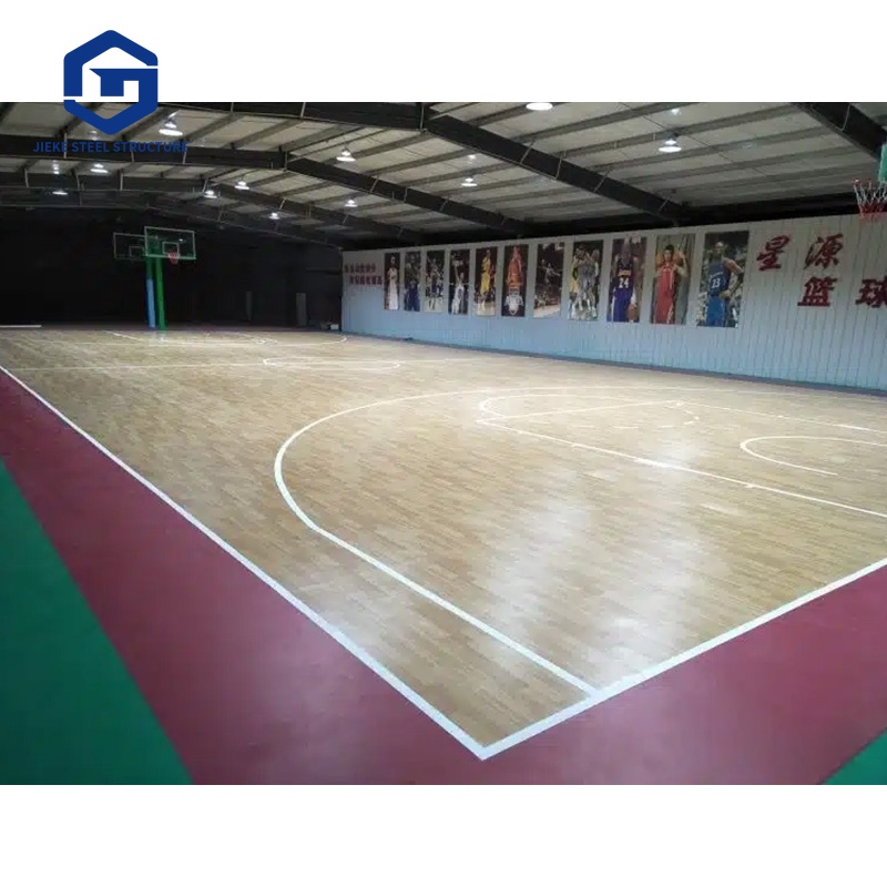 Steel Frame Basketball Court Sport Hall Badminton Soccer Stadium Building