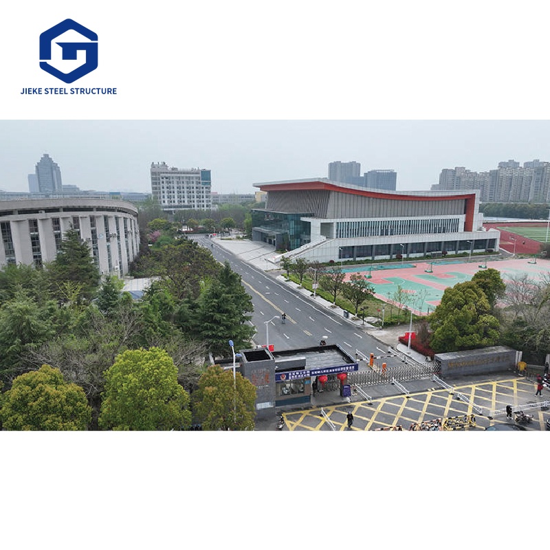 Customized steel structure supplier, prefabricated steel frame structure, school steel structure