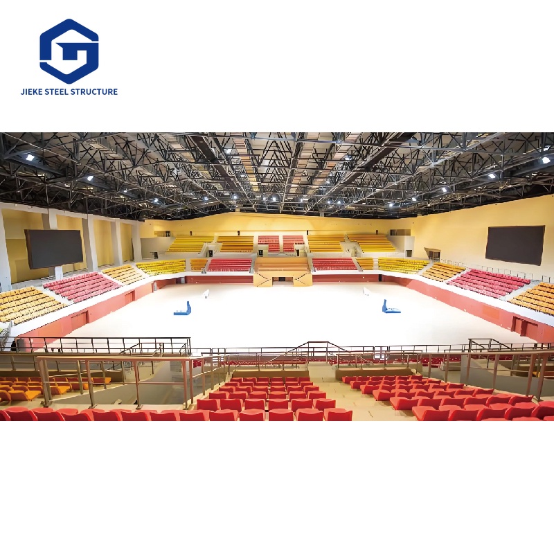 Structural Steel Construction Large Span Steel Space Frame Structure Stadium Building