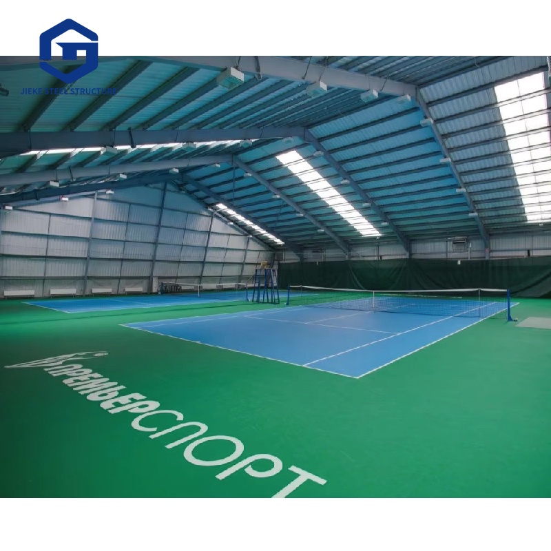 Prefabricated High Standard Steel Structure Truss Stadium Gym Badminton Hall Building