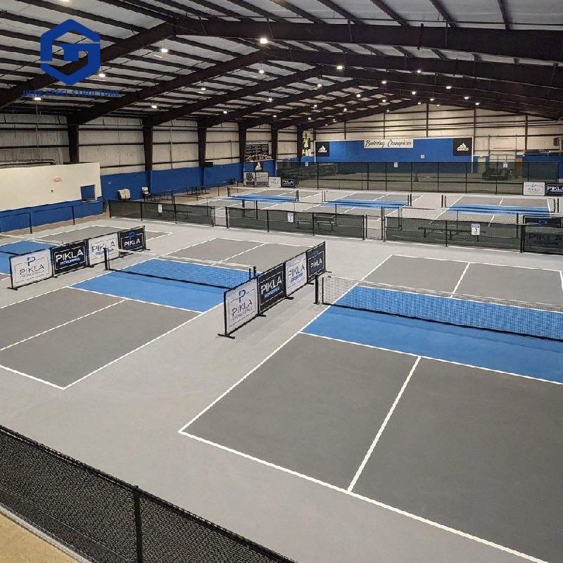 Prefabricated High Standard Steel Structure Truss Stadium Gym Badminton Hall Building