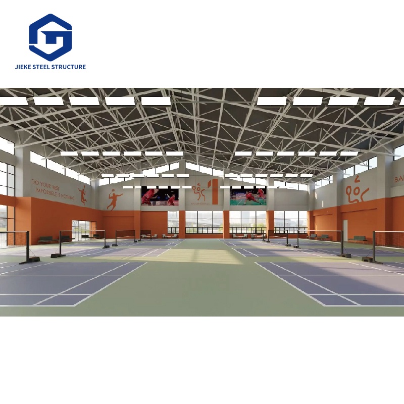 Prefabricated Structure Steel Sports Hall/Basketball Gym/Football Stadium