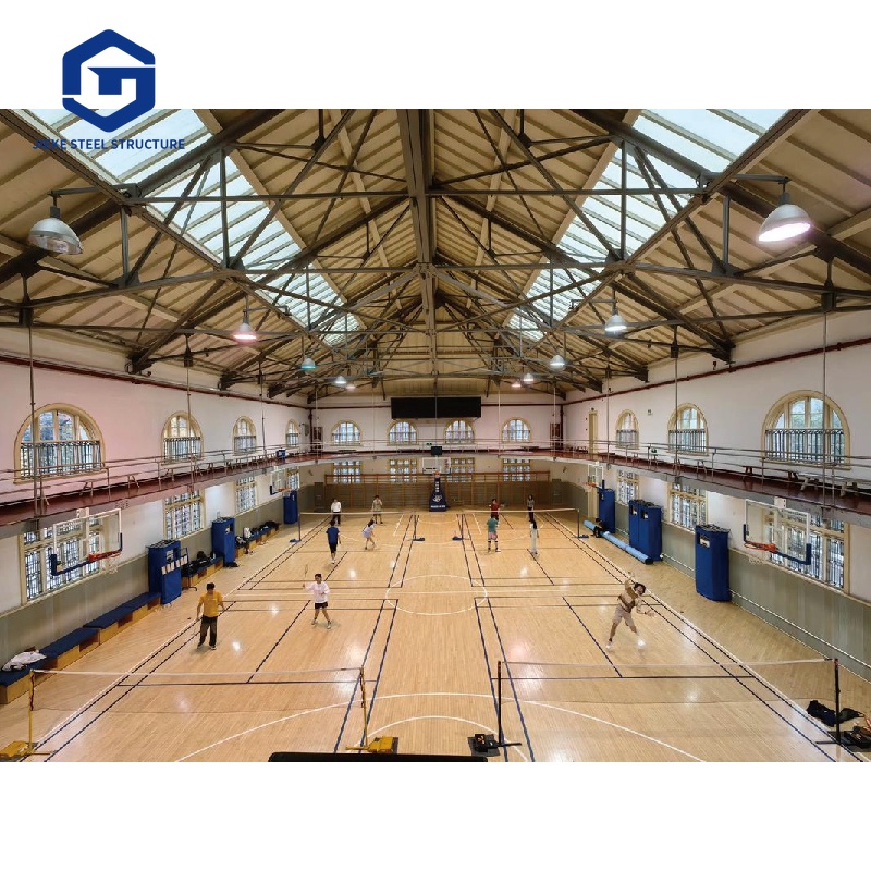 Prefabricated Structure Steel Sports Hall/Basketball Gym/Football Stadium