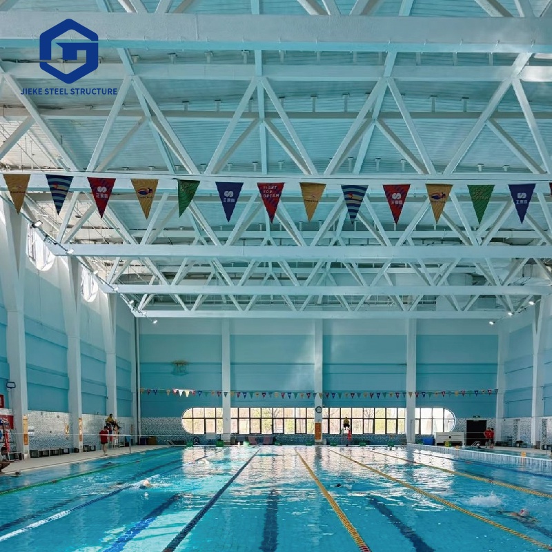 Prefabricated Structure Steel Sports Hall/Basketball Gym/Football Stadium