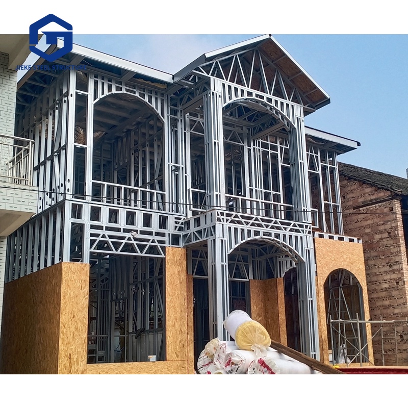 Prefabricated light steel structure residential and hotel buildings / rural residences / vacation villa architectural structures