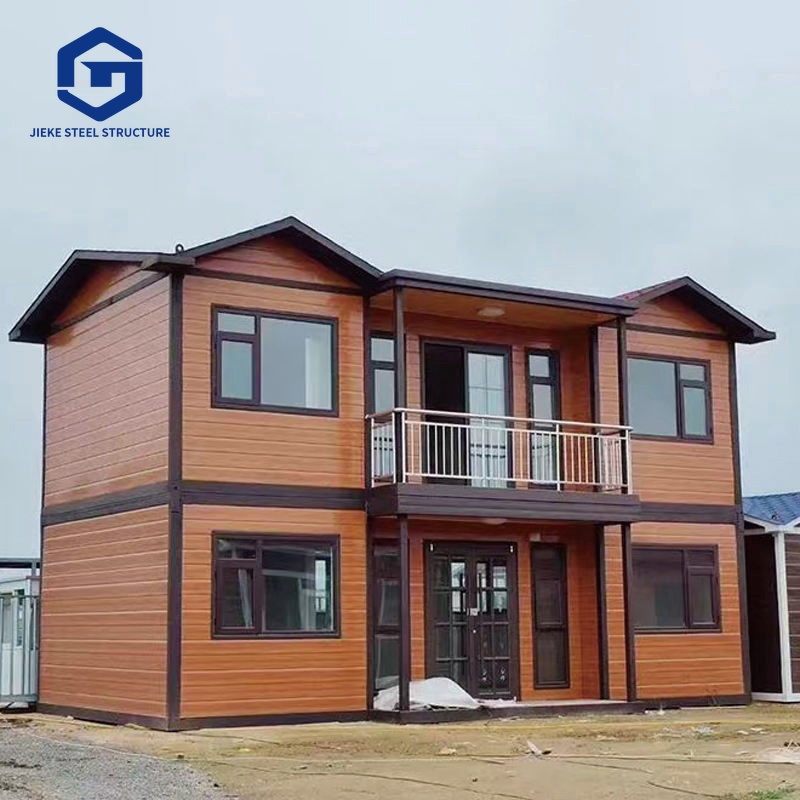 Prefabricated steel-framed villa residence