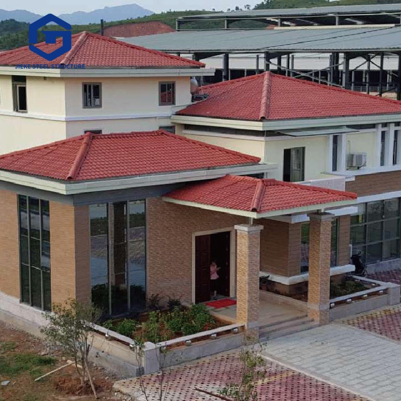 Modern multi-functional prefabricated lightweight steel structure apartment and villa