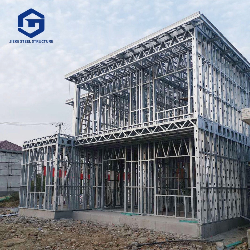 Modern multi-functional prefabricated lightweight steel structure apartment and villa