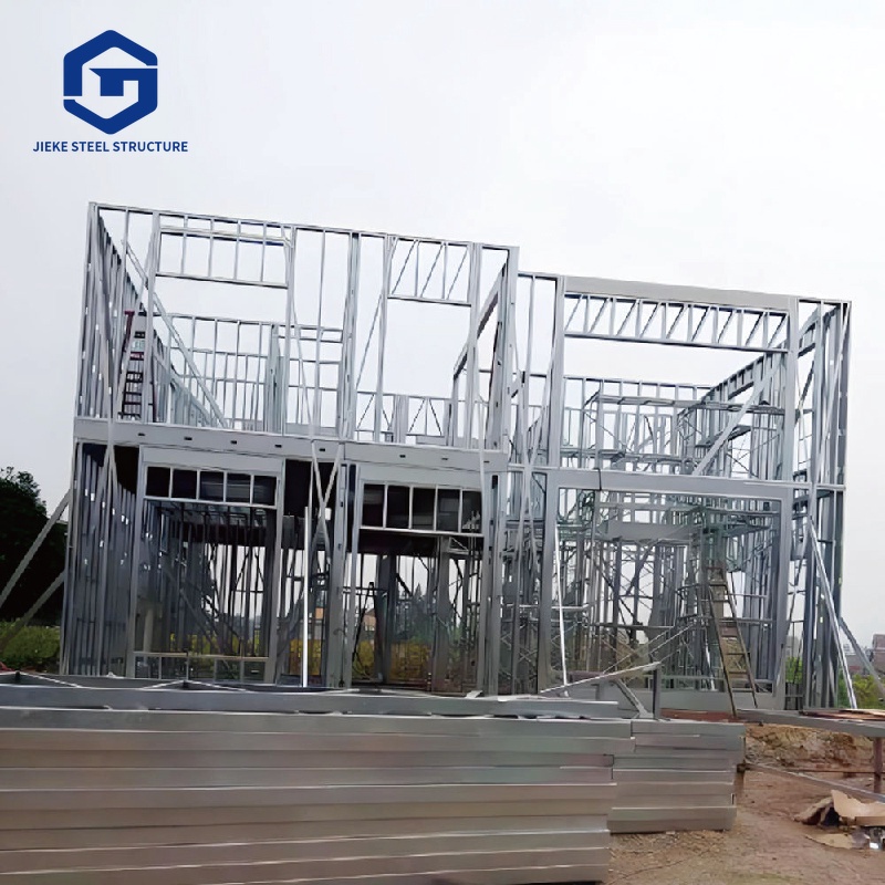 Modern multi-functional prefabricated lightweight steel structure apartment and villa