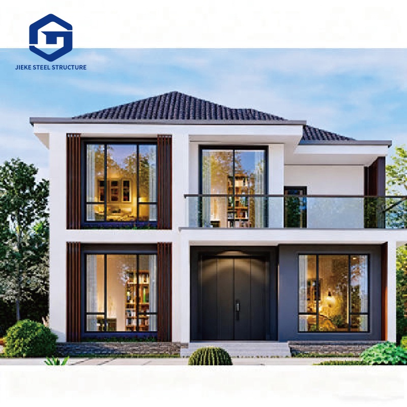 Prefabricated Home Light Steel Structure Building Villa House Luxury Prefab Villa