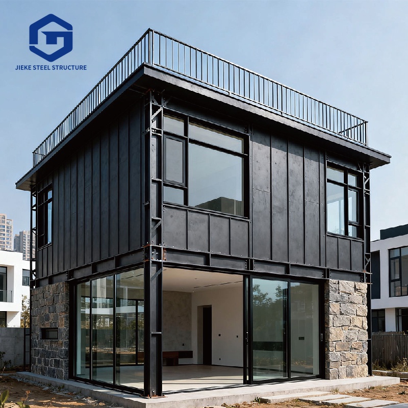 High-end galvanized steel structure villa customization; Light steel hotel design