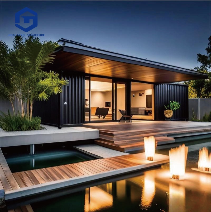 High-end galvanized steel structure villa customization; Light steel hotel design