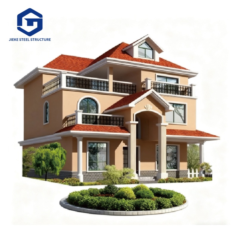 Steel structure buildings, custom-built houses, prefabricated houses, light steel villas