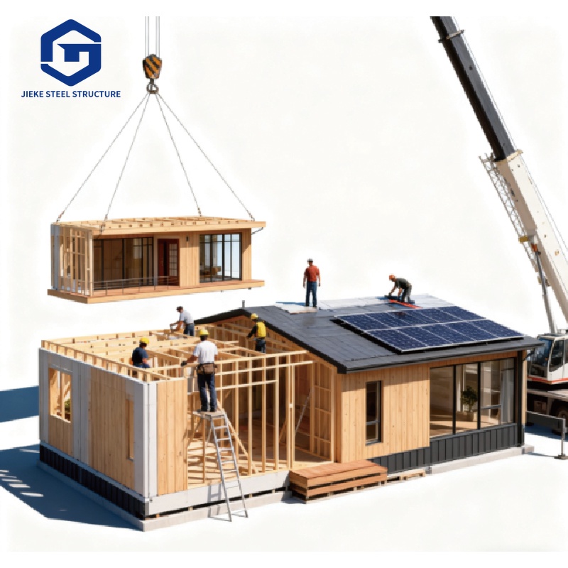 Steel structure buildings, custom-built houses, prefabricated houses, light steel villas