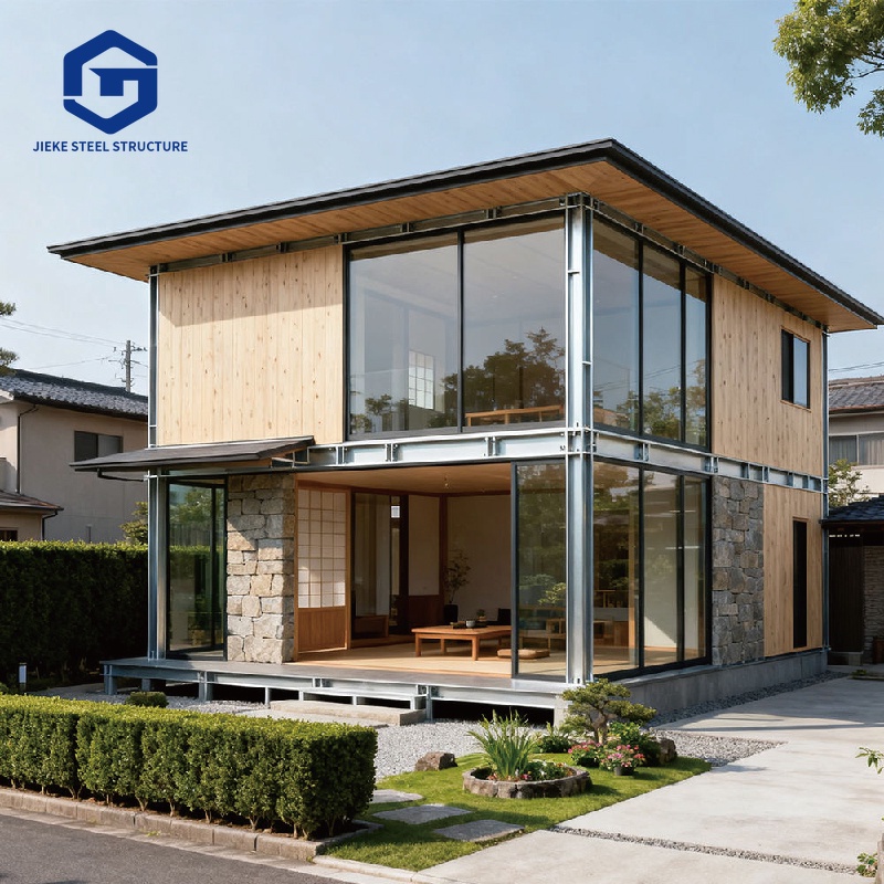 Steel structure buildings, custom-built houses, prefabricated houses, light steel villas