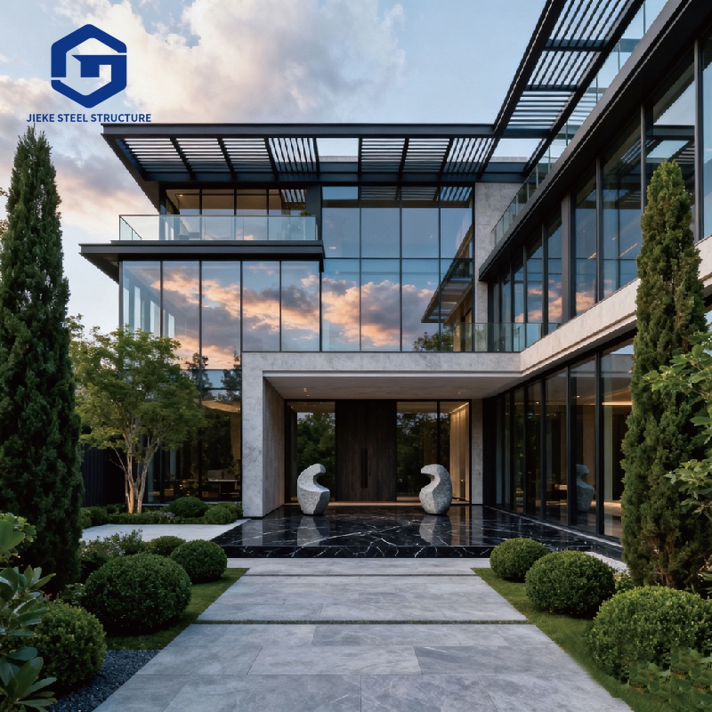 Chinese steel structure suppliers / Rapid construction modular prefabricated lightweight steel structure residential villas