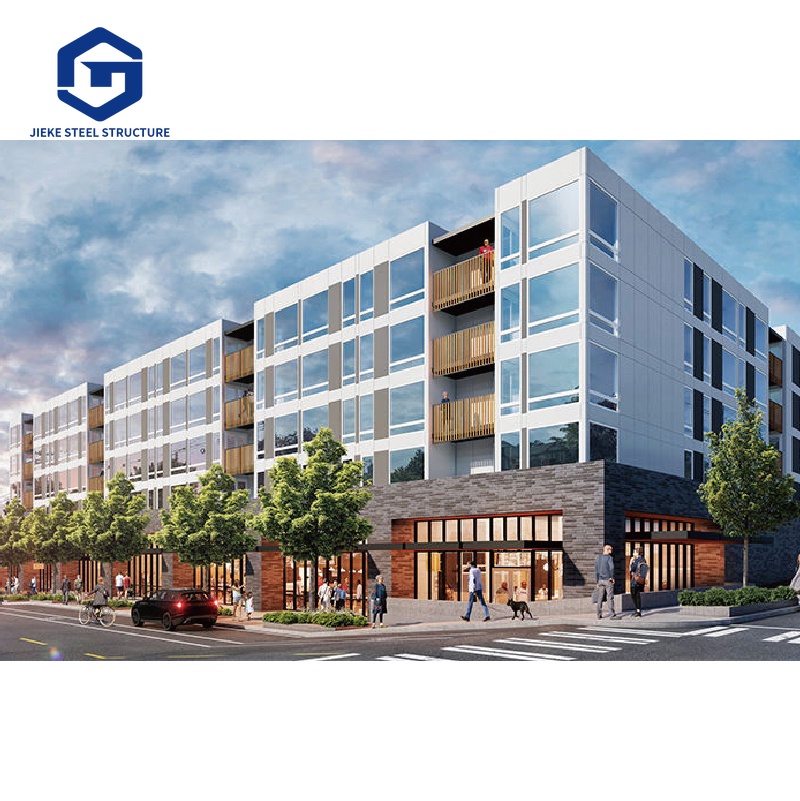 Modern Multi-Story Steel Apartment Steel Structure Hotel Building