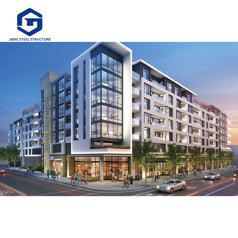 Modern Multi-Story Steel Apartment Steel Structure Hotel Building